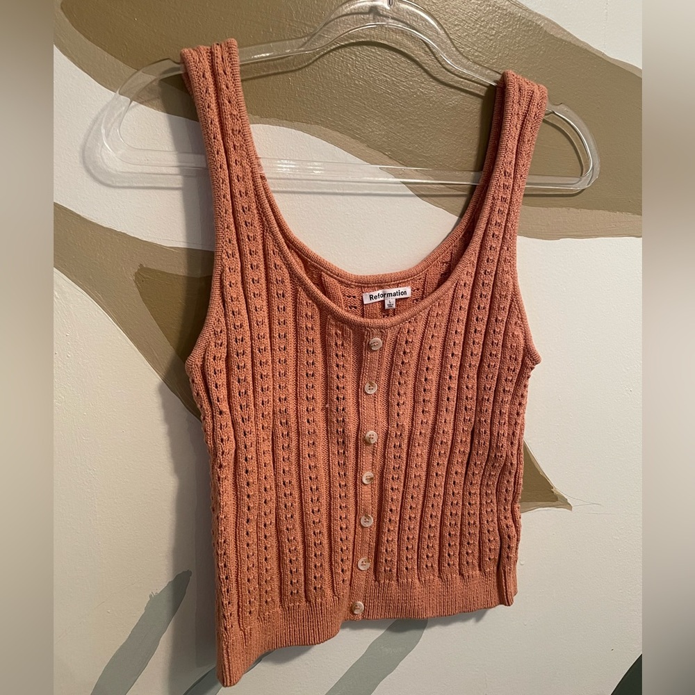 Reformation Size L Knit Tank